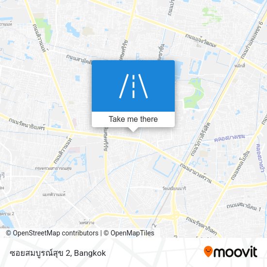 ซอยสมบูรณ์สุข 2 map
