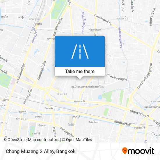 Chang Muaeng 2 Alley map