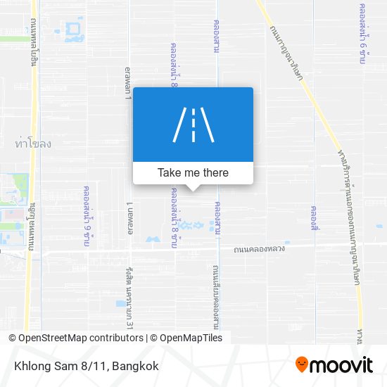 Khlong Sam 8/11 map