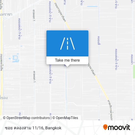 ซอย คลองสาม 11/16 map
