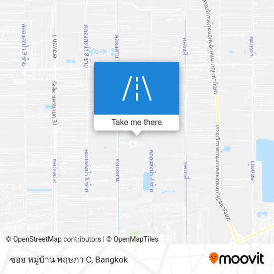 ซอย หมู่บ้าน พฤษภา C map