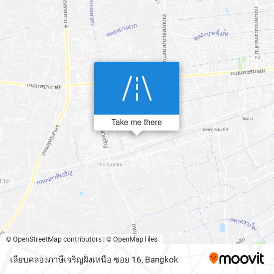 เลียบคลองภาษีเจริญฝั่งเหนือ ซอย 16 map