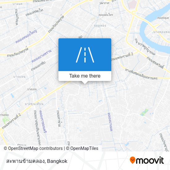 สะพานข้ามคลอง map