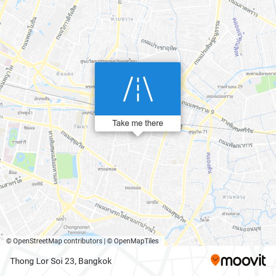 Thong Lor Soi 23 map