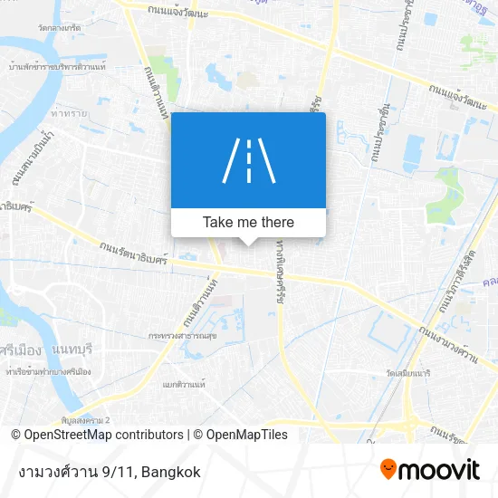งามวงศ์วาน 9/11 map