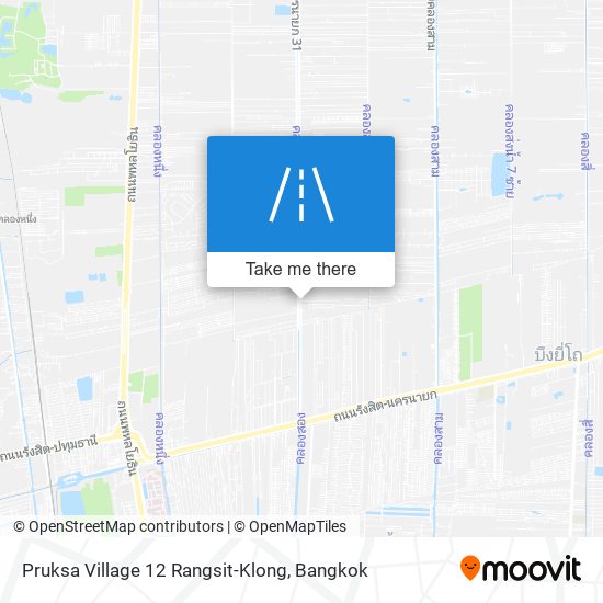 Pruksa Village 12 Rangsit-Klong map