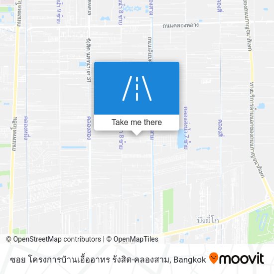 ซอย โครงการบ้านเอื้ออาทร รังสิต-คลองสาม map