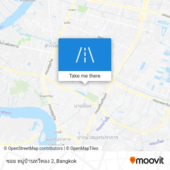 ซอย หมู่บ้านทวีทอง 2 map