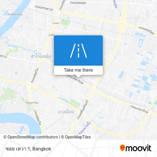 ซอย เทวา 1 map