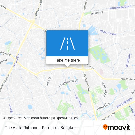 The Vista Ratchada-Ramintra map