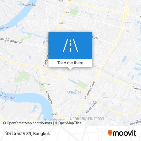 ทิพวัล ซอย 39 map