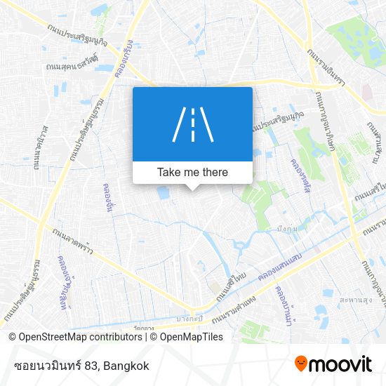 ซอยนวมินทร์ 83 map