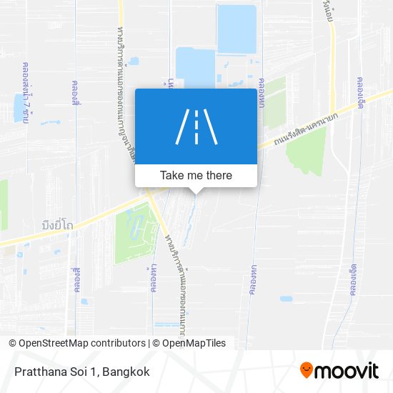 Pratthana Soi 1 map