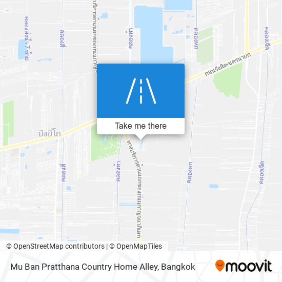 Mu Ban Pratthana Country Home Alley map