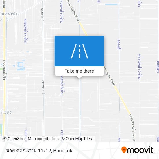 ซอย คลองสาม 11/12 map