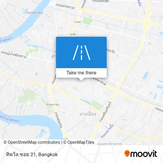 ทิพวัล ซอย 21 map