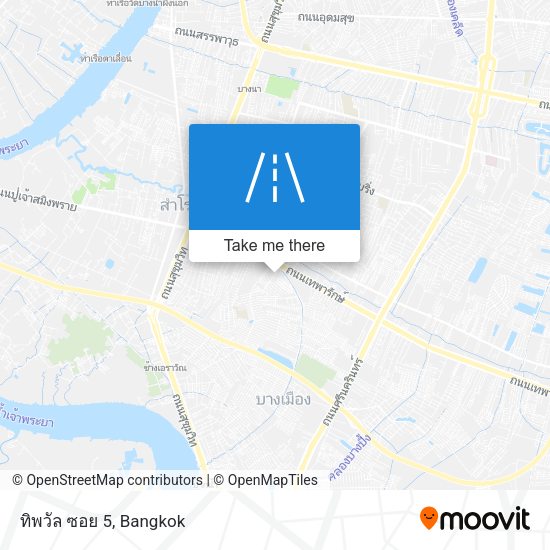 ทิพวัล ซอย 5 map