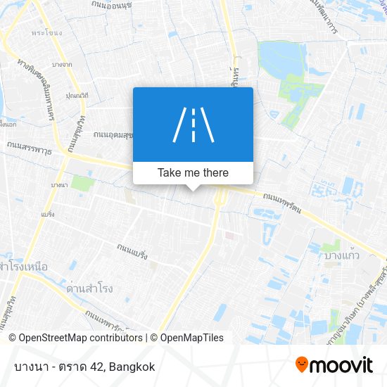 บางนา - ตราด 42 map