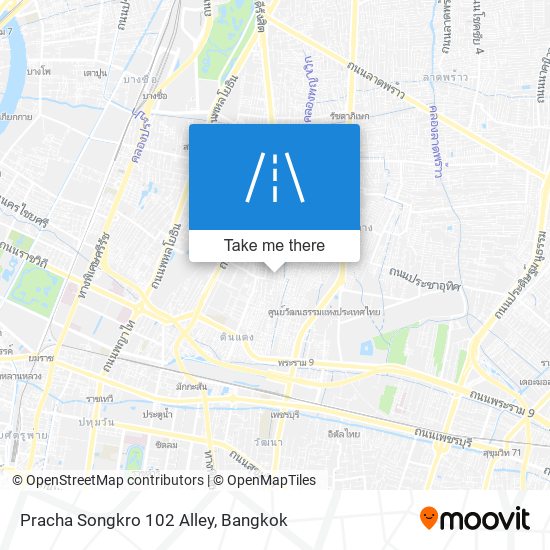 Pracha Songkro 102 Alley map