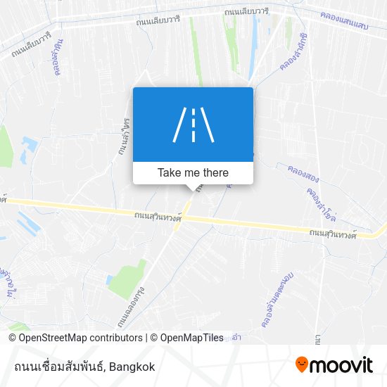 ถนนเชื่อมสัมพันธ์ map