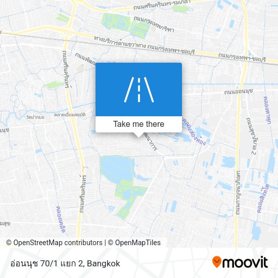 อ่อนนุช 70/1 แยก 2 map