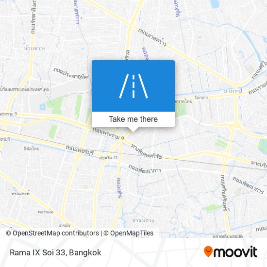 Rama IX Soi 33 map