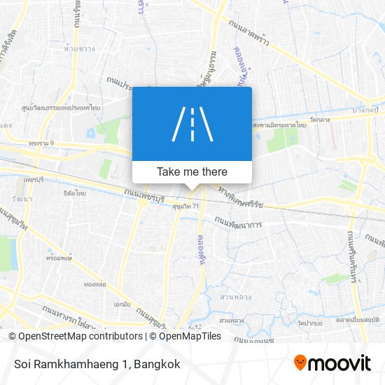 Soi Ramkhamhaeng 1 map