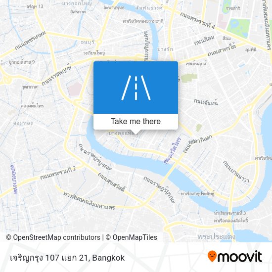 เจริญกรุง 107 แยก 21 map