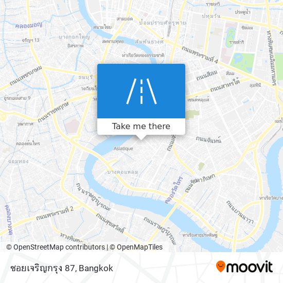 ซอยเจริญกรุง 87 map