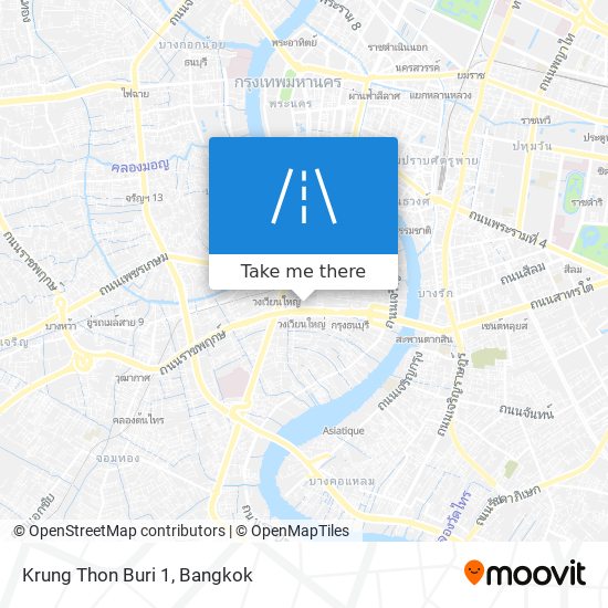 Krung Thon Buri 1 map