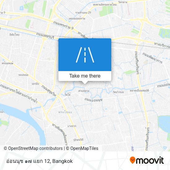 อ่อนนุช ๑๗ แยก 12 map