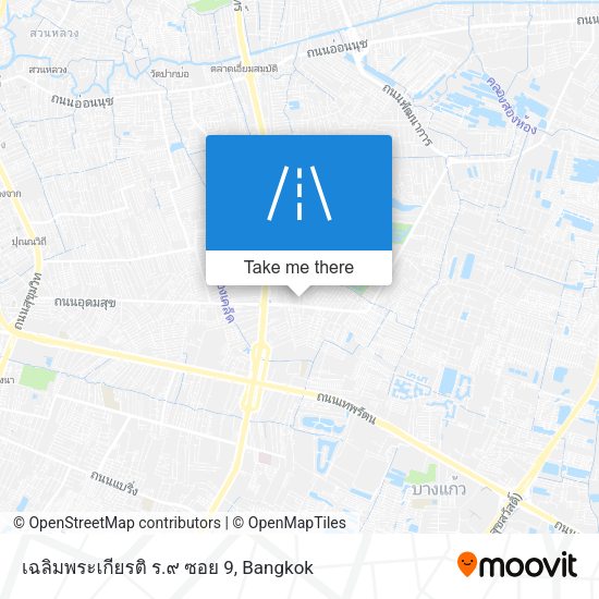 เฉลิมพระเกียรติ ร.๙ ซอย 9 map