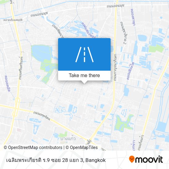 เฉลิมพระเกียรติ ร.9 ซอย 28 แยก 3 map
