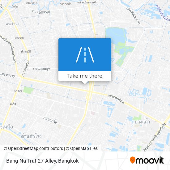 Bang Na Trat 27 Alley map