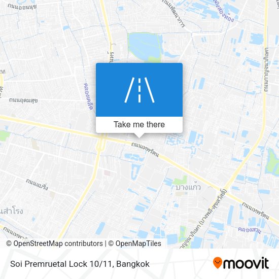 Soi Premruetal Lock 10/11 map