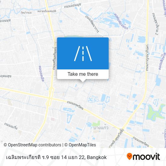 เฉลิมพระเกียรติ ร.9 ซอย 14 แยก 22 map