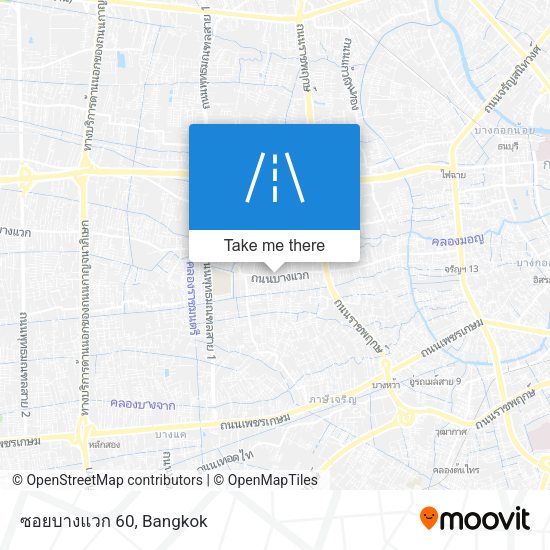 ซอยบางแวก 60 map