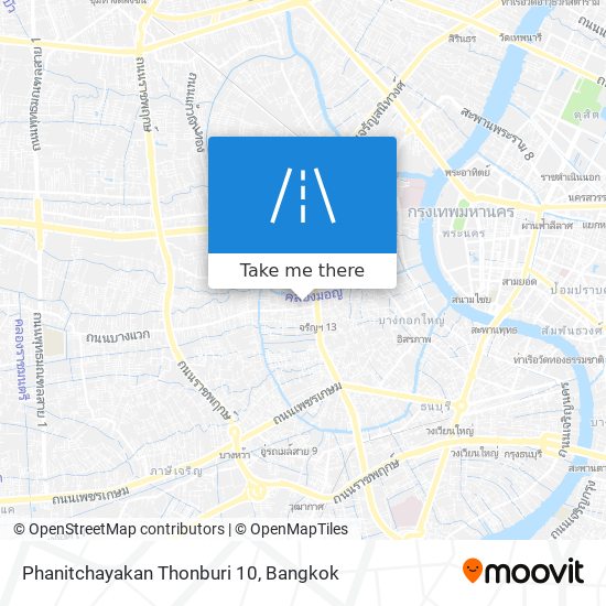 Phanitchayakan Thonburi 10 map