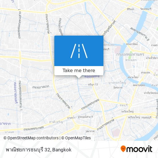 พาณิชยการธนบุรี 32 map