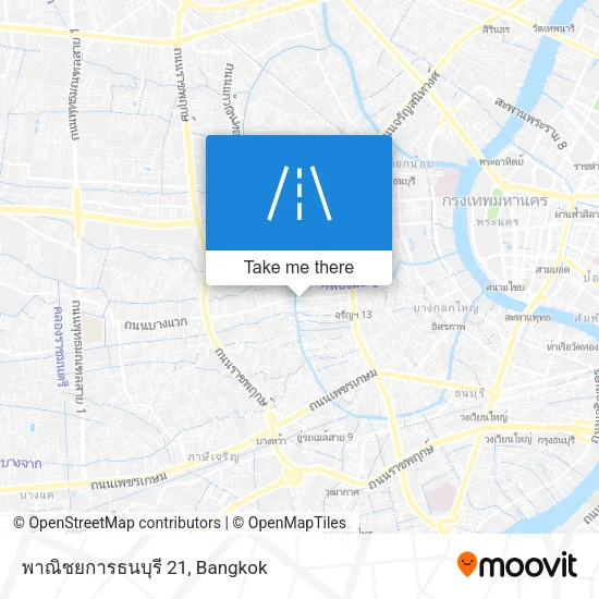 พาณิชยการธนบุรี 21 map