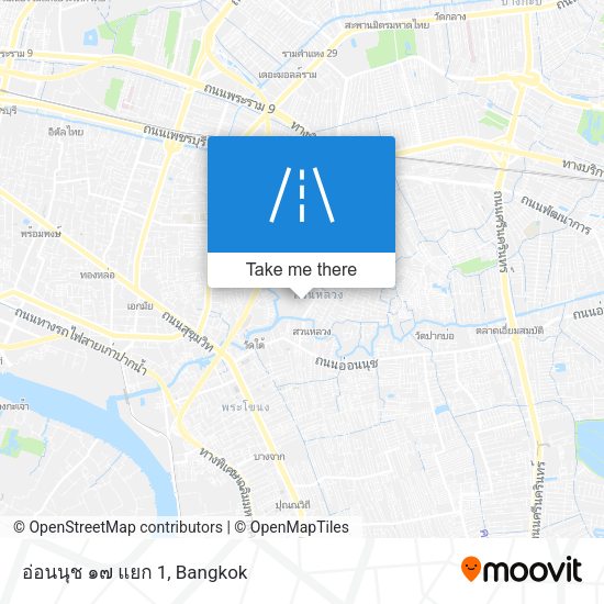 อ่อนนุช ๑๗ แยก 1 map