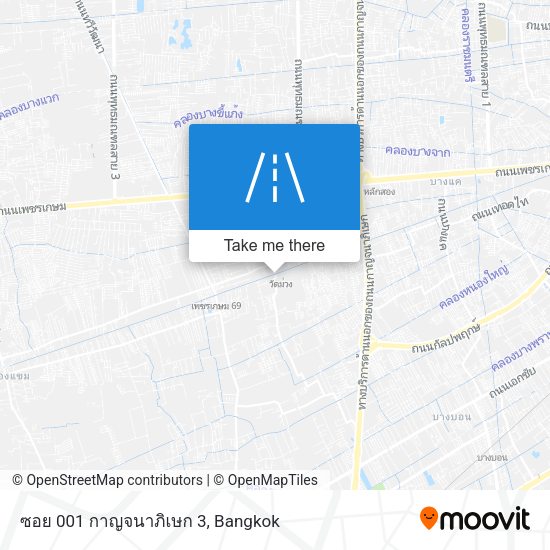 ซอย 001 กาญจนาภิเษก 3 map