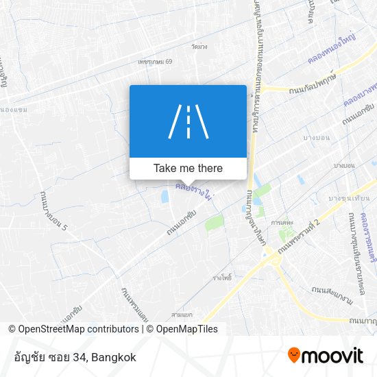 อัญชัย ซอย 34 map