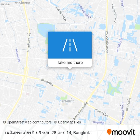 เฉลิมพระเกียรติ ร.9 ซอย 28 แยก 14 map