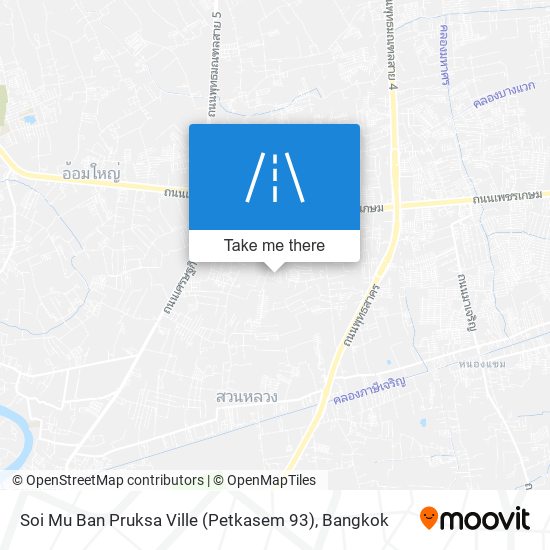 Soi Mu Ban Pruksa Ville (Petkasem 93) map