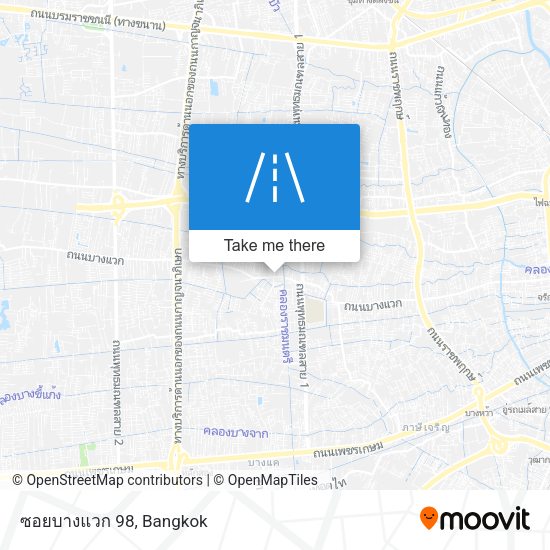 ซอยบางแวก 98 map