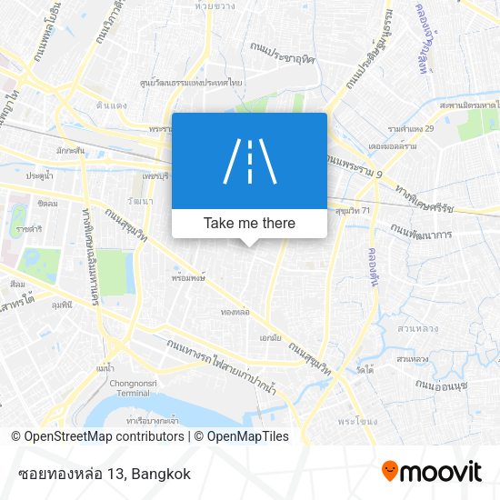 ซอยทองหล่อ 13 map