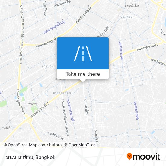 ถนน นาข้าม map