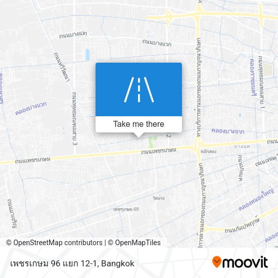 เพชรเกษม 96 แยก 12-1 map
