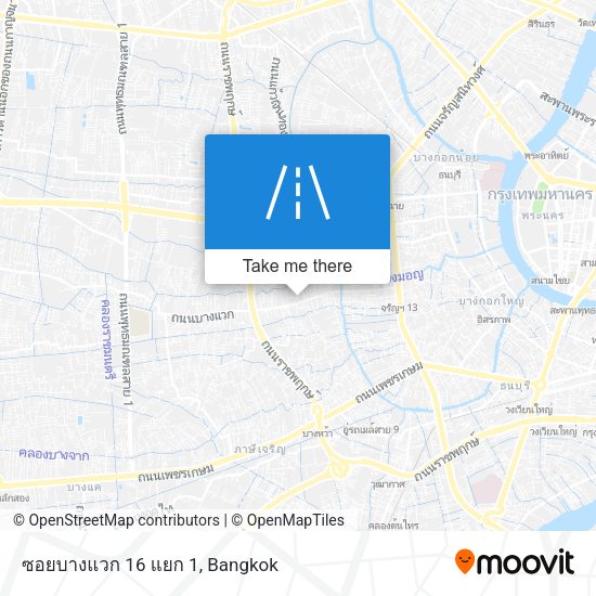 ซอยบางแวก 16 แยก 1 map